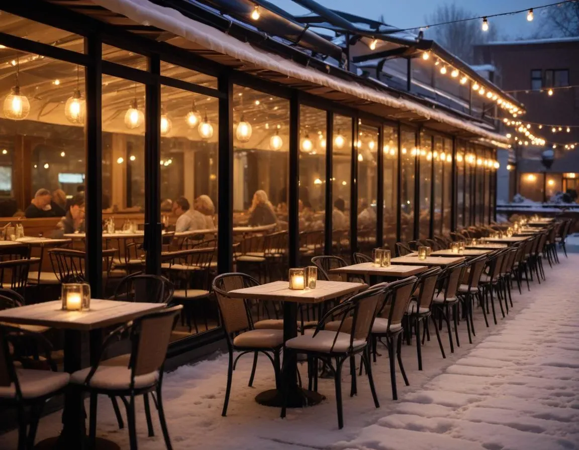 How to Winterize Outdoor Dining Spaces for November Service