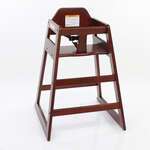 Adcraft - Admiral Craft Equipment, HCW-5, High Chair, Wood
