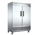 Dukers USA D55F, Two Door Freezer