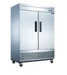 Dukers USA D55R, Two Door Refrigerator