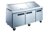 Dukers USA DSP72-30M-S3, Salad Prep Table