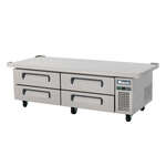 Migali , C-CB72-76-HC, Commercial Chef Base Refrigerator