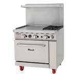 Migali , C-RO2B-24GL-LP, Commercial Range with Oven