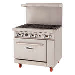 Migali , C-RO6B-LP, Commercial Range with Oven