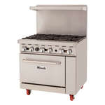Migali , C-RO6B-NG, Commercial Range with Oven