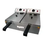 Skyfood Equipment , FED-20-N, Fryer, Electric, Countertop, Split Pot